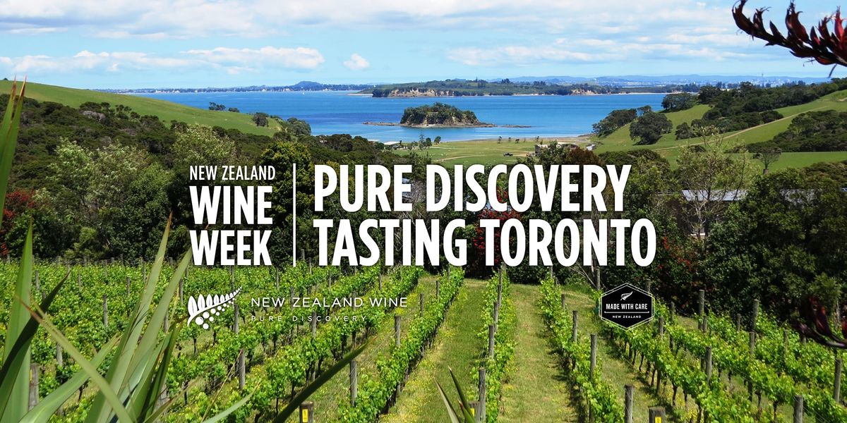 New Zealand Wine - Pure Discovery Tasting Toronto