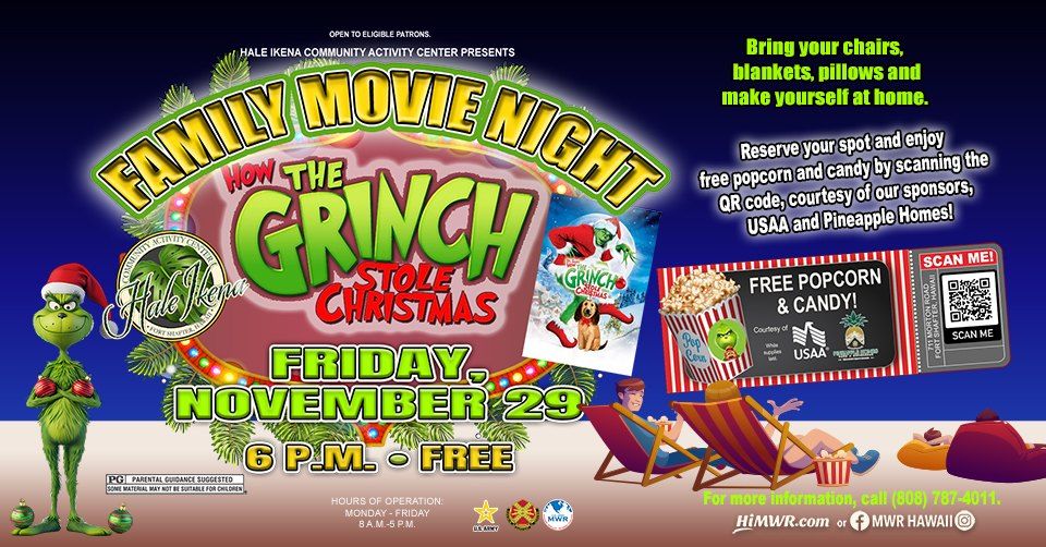 Family Movie Night: How The Grinch Stole Christmas