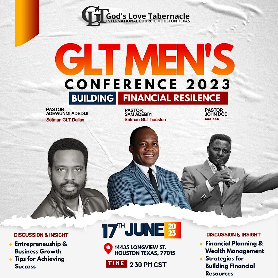 Men's Conference 2023 - Building Financial Resilience
