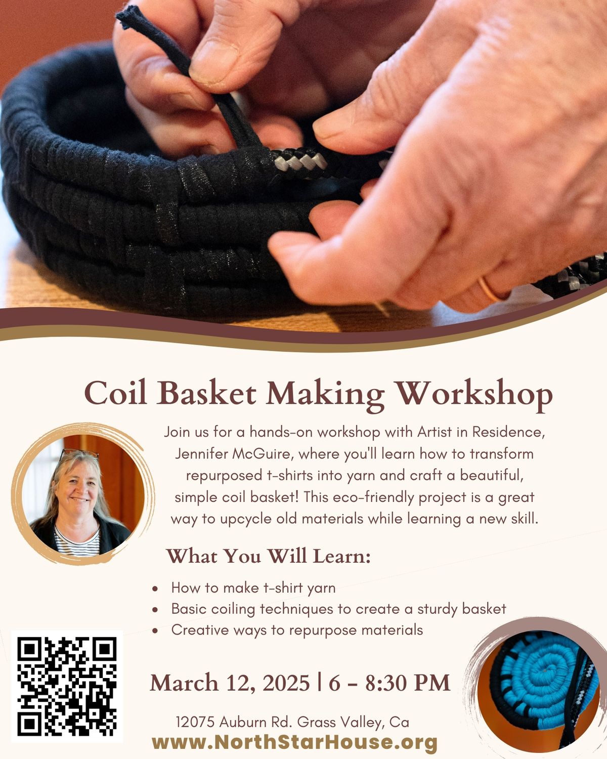 Coil Basket Making Workshop with Jennifer McGuire