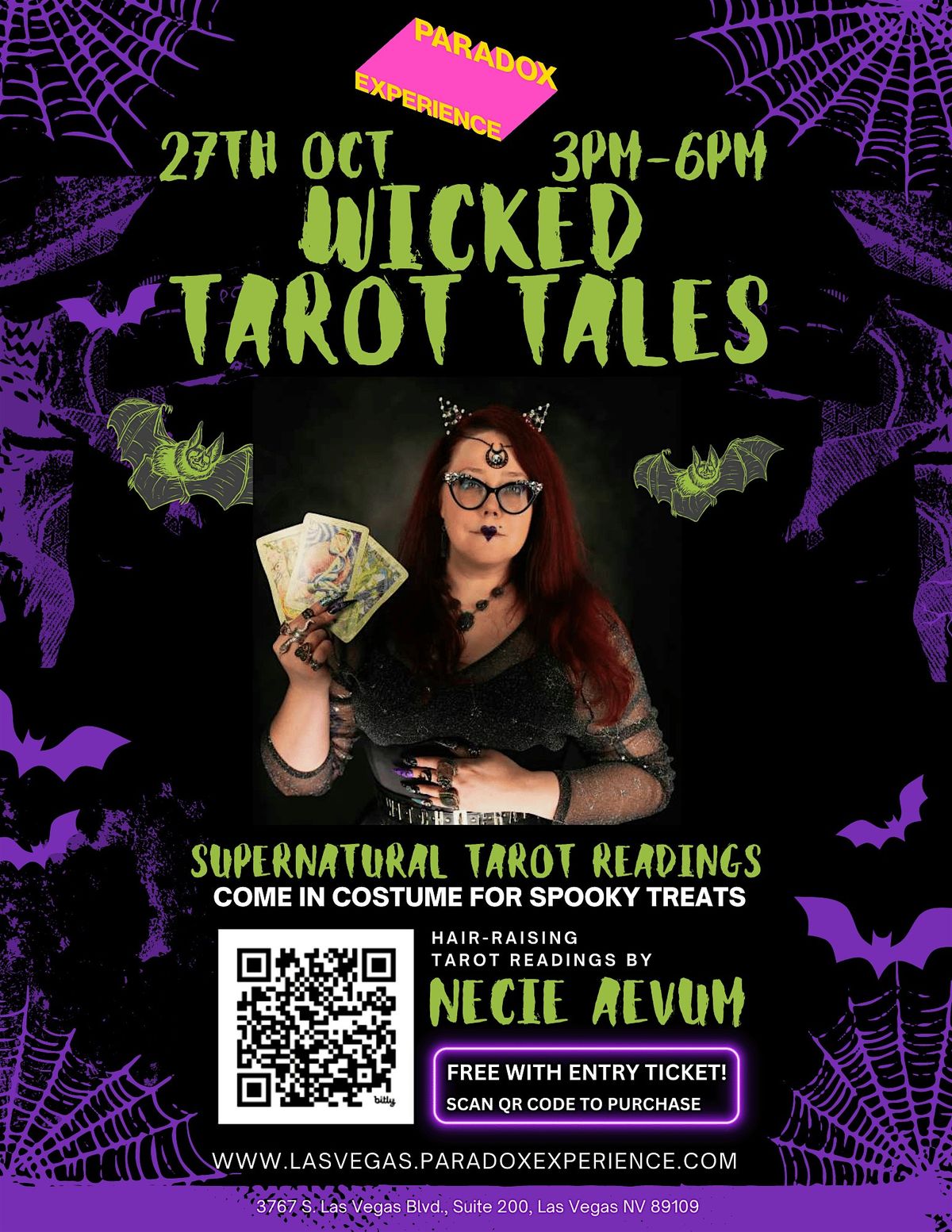 Wicked Tarot Tales: A Mystical Halloween Event at Paradox Experience