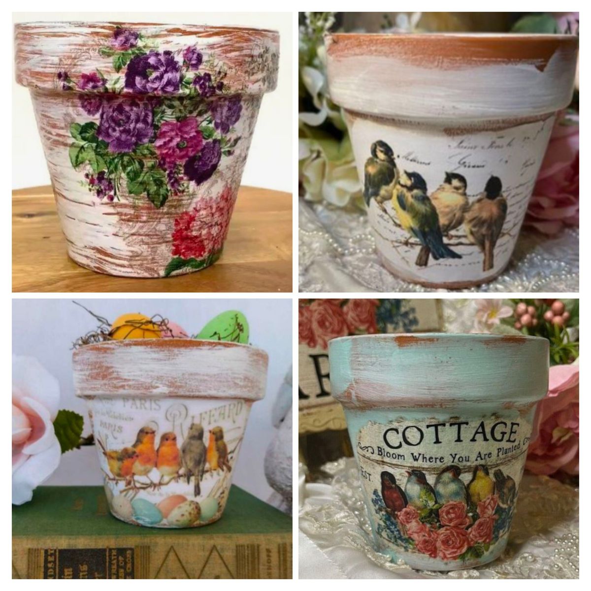 DIY Workshop: Decoupage Spring Planter - February 26th (6:30pm-8:30pm)