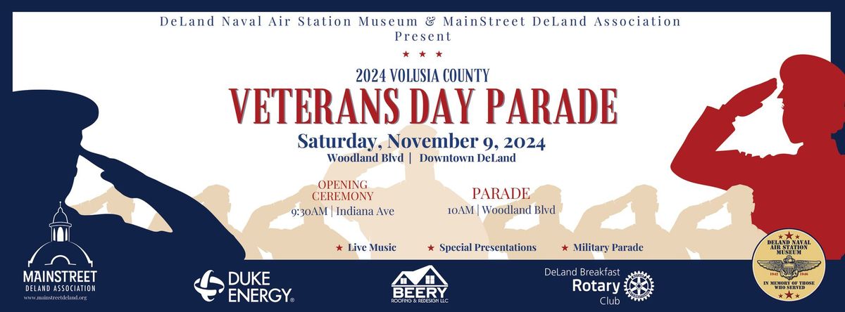 2024 Volusia County Veterans Day Parade