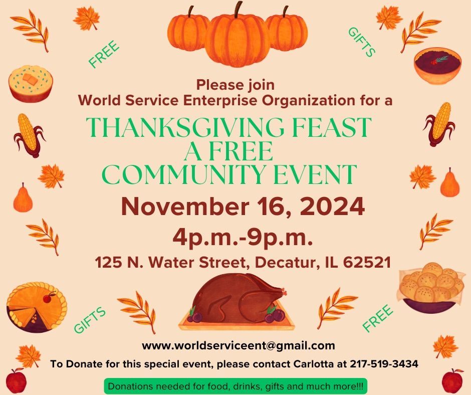 Thanksgiving Feast Community Event