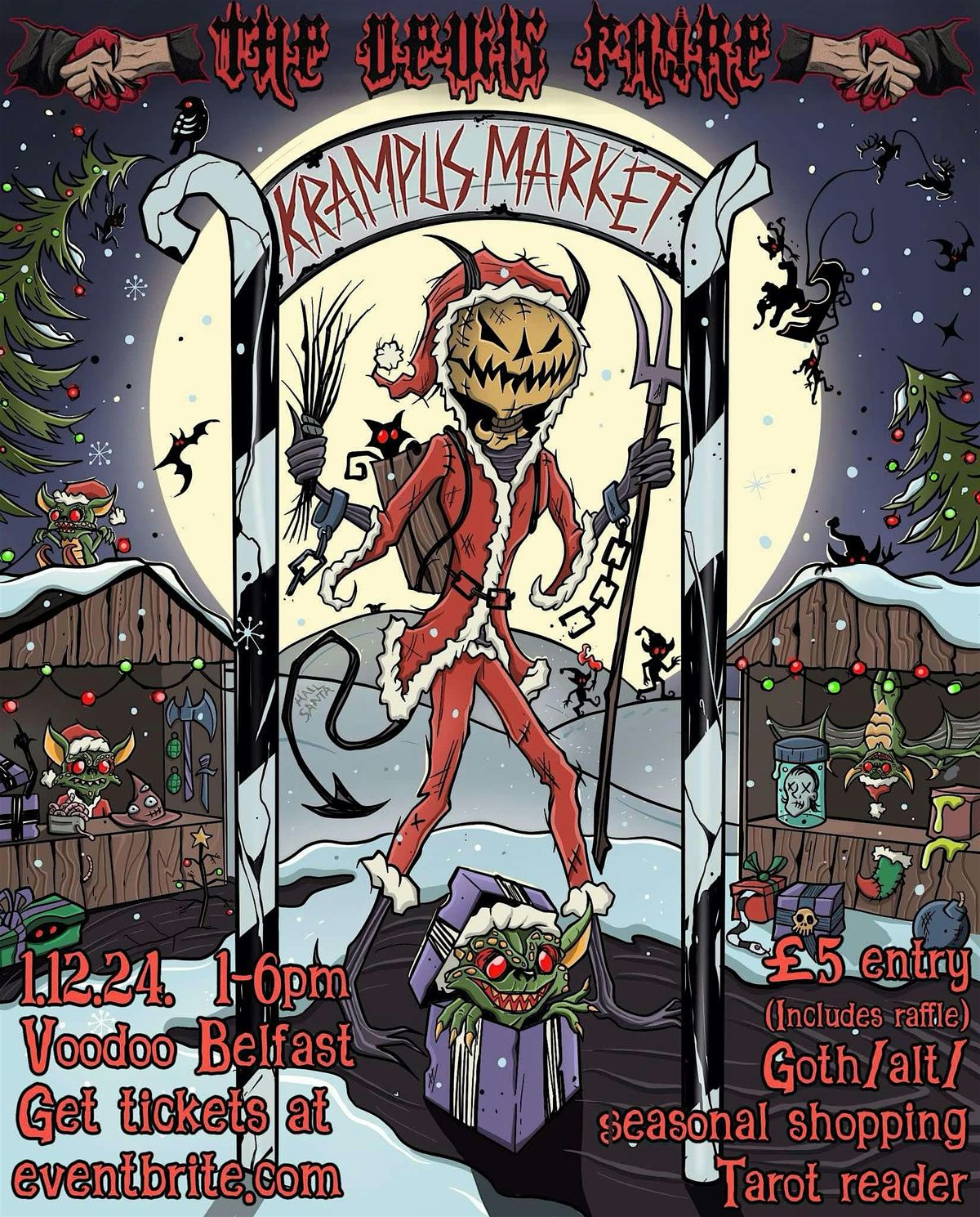 The Devils Fayre ~ Krampus Market at Voodoo Belfast 1\/12\/24