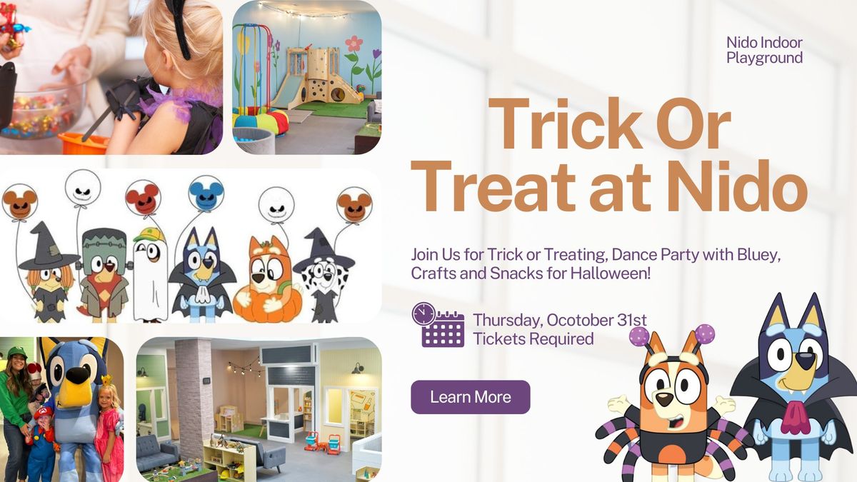 Halloween Trick or Treat for Toddlers at NIDO