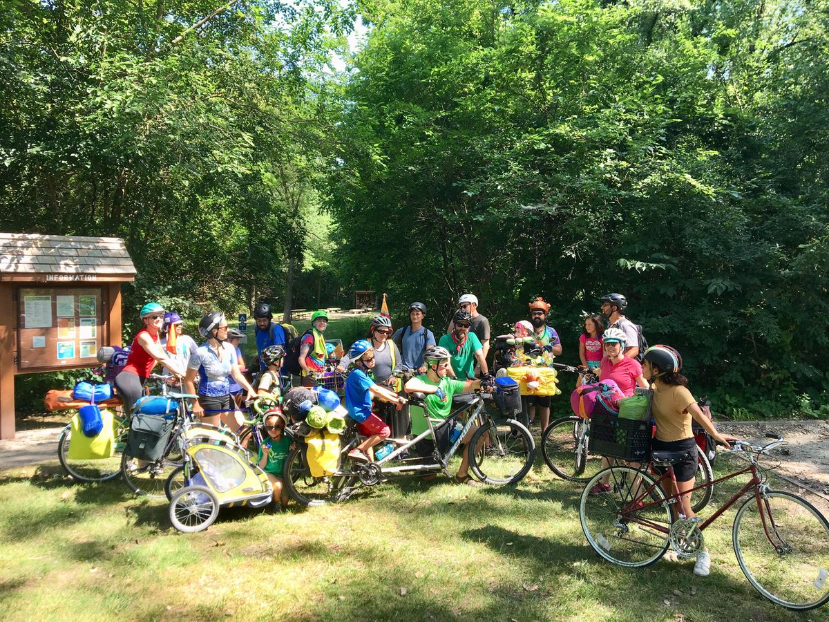 Bike Camping in the City: Family Campout 2022