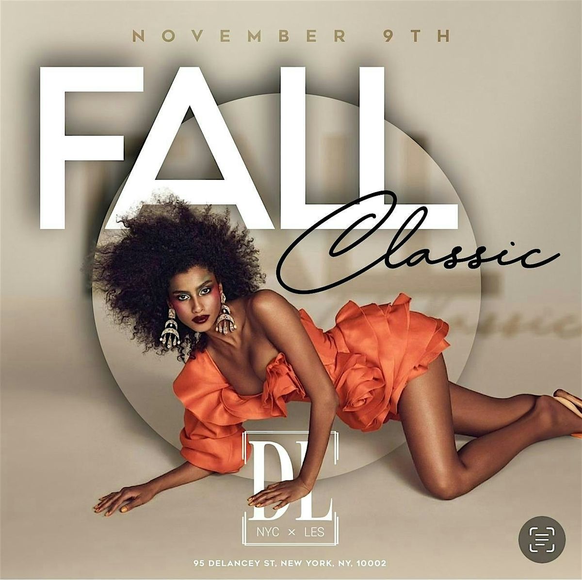 THE FALL CLASSIC (Ladies OPEN BAR 3-5pm)