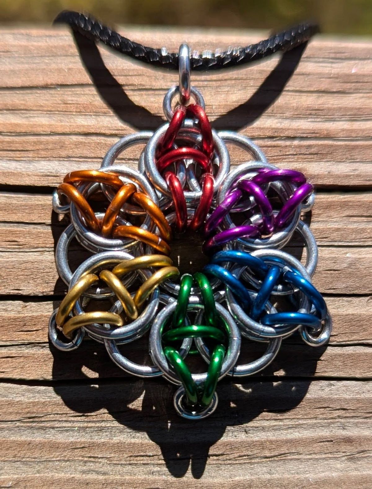 Celtic Visions Star Pendant : Chainmail Jewelry