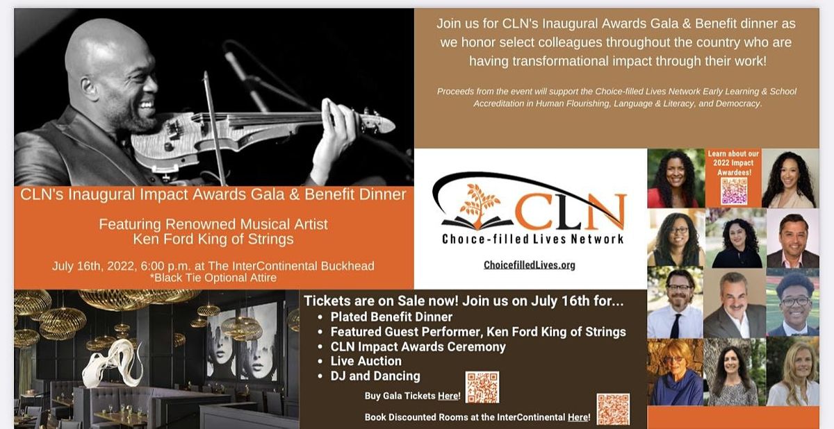 CLN\u2019s Awards Gala & Benefit Dinner with Live Performance by Ken Ford