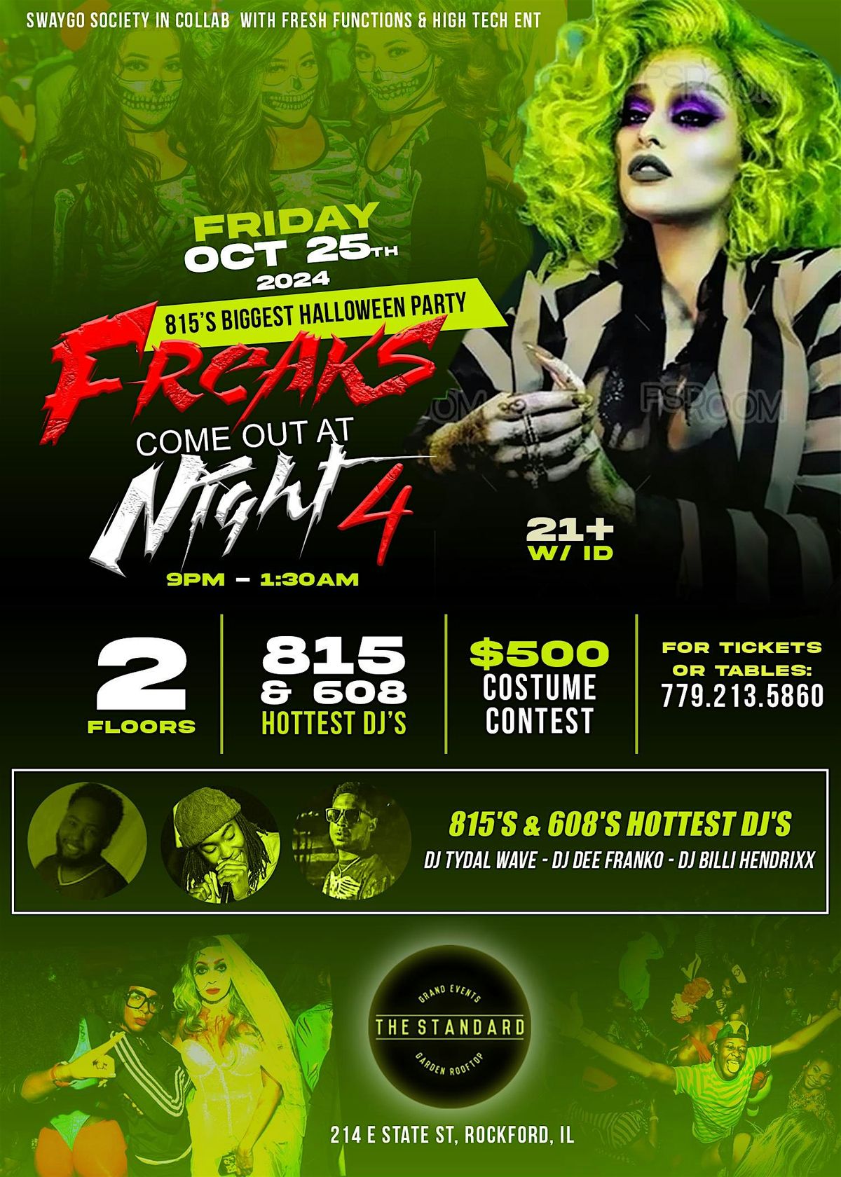 Freaks Come Out at Night 4 Halloween Costume Party