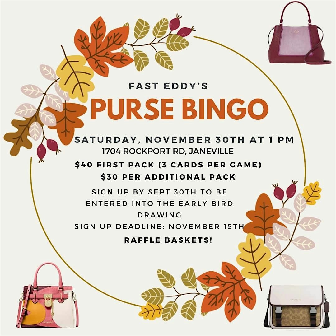 DESIGNER PURSE BINGO