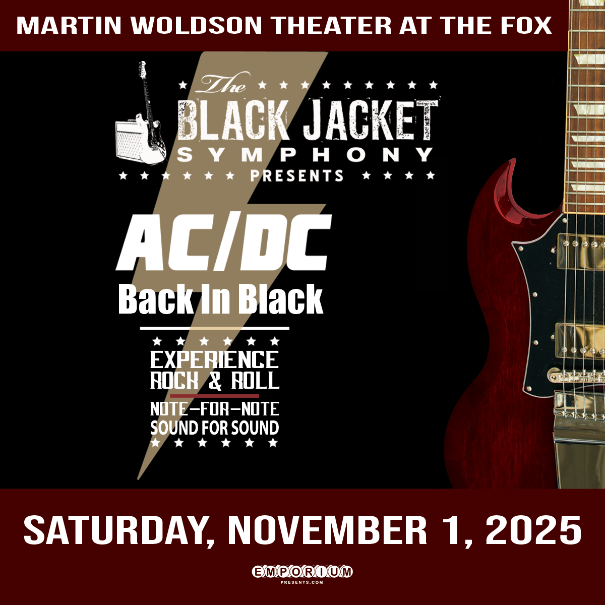 The Black Jacket Symphony: AC\/DC's Back in Black at Belle Mehus Auditorium