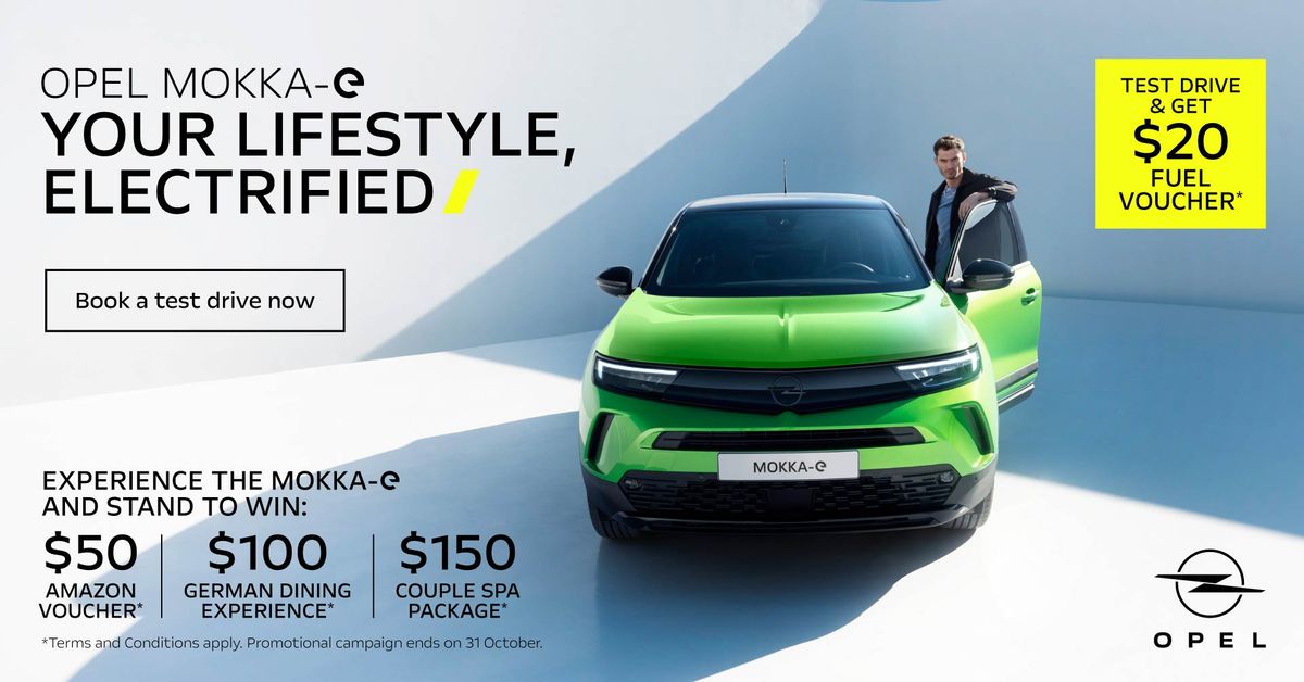 Test Drive & Win Prizes \u2022 Opel Showroom Exclusive