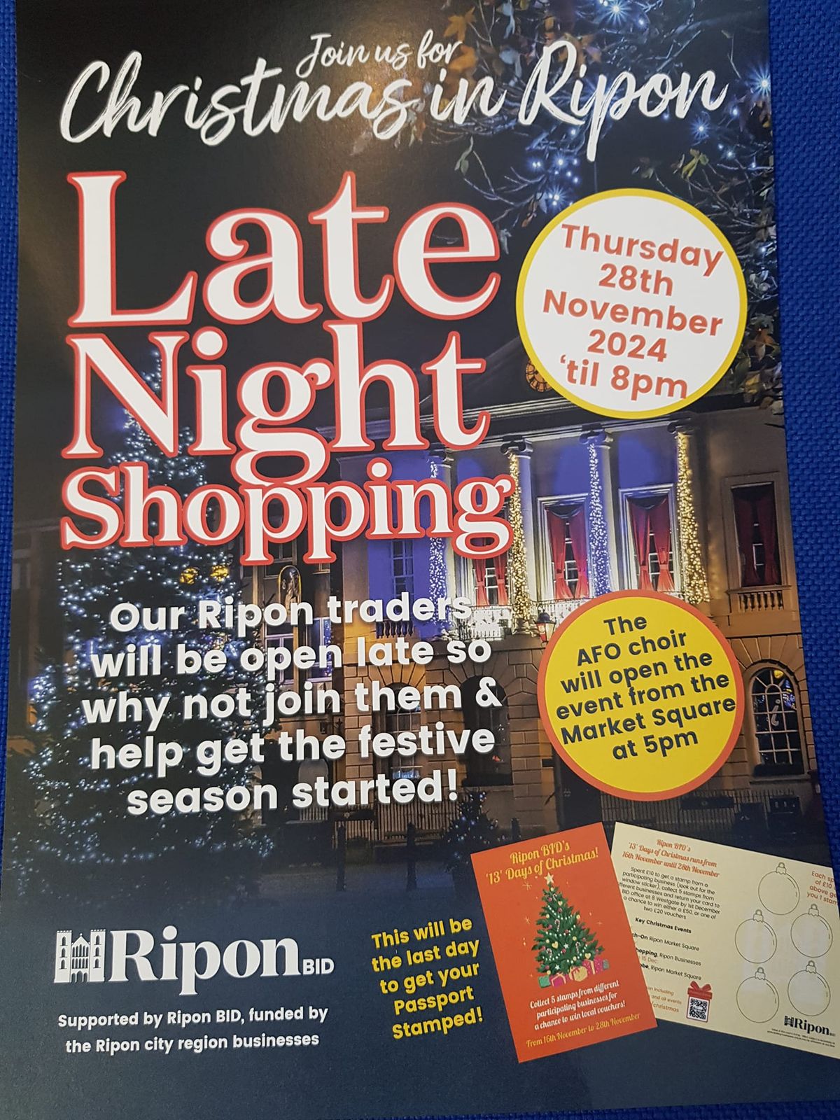 Late Night Shopping in Ripon