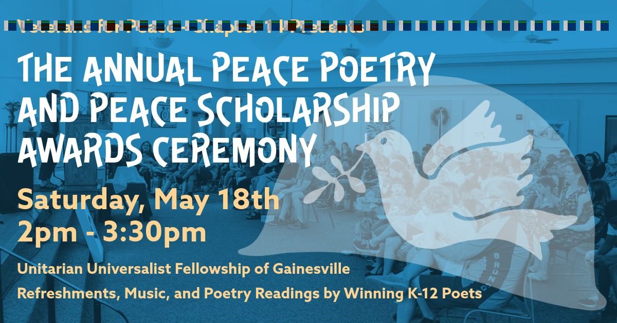 Annual Peace Poetry and Peace Scholarship Awards Ceremony