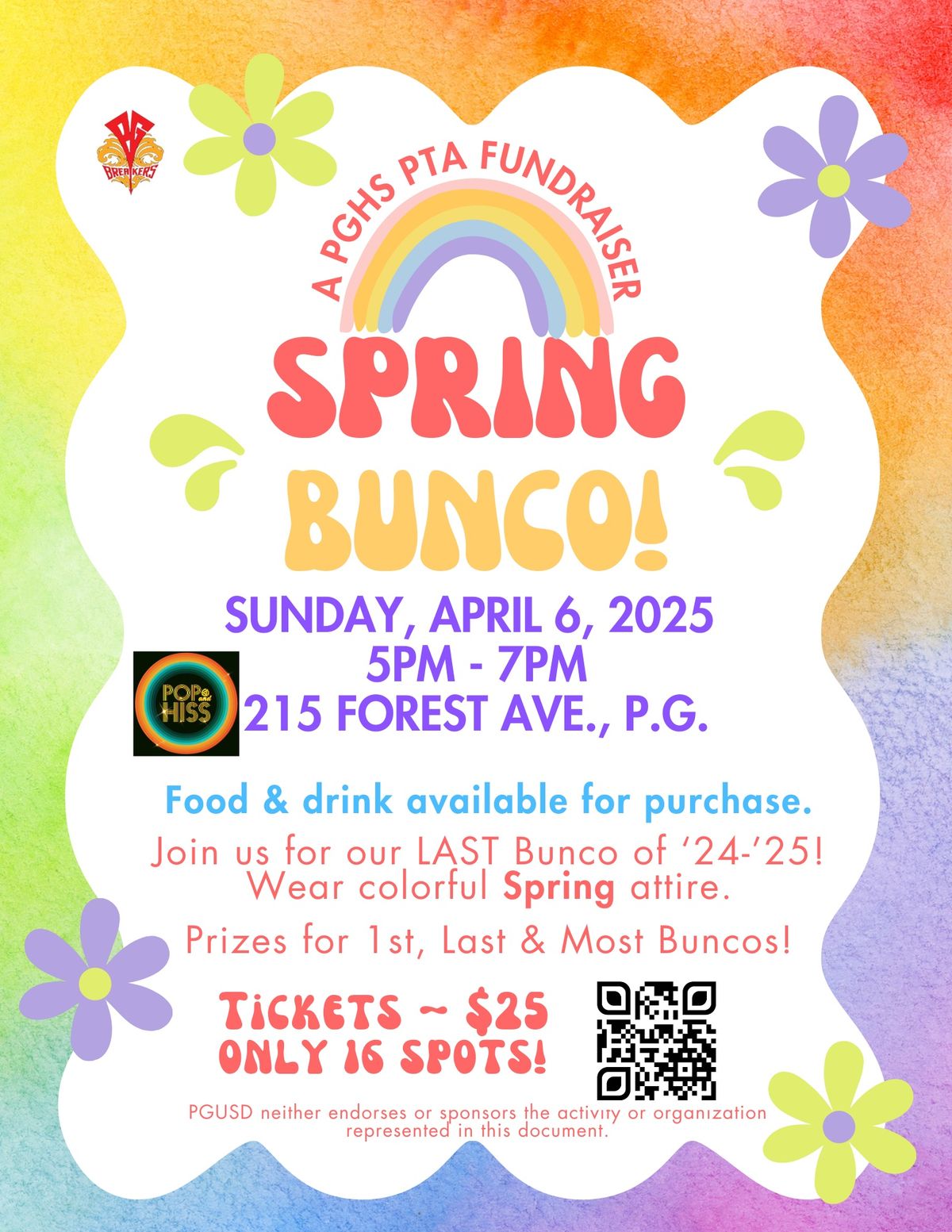 Spring Bunco!