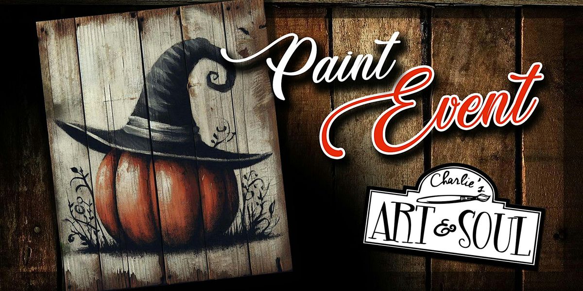 Pumpkin Witch on Wood Painting Event @Stone House Urban Winery!