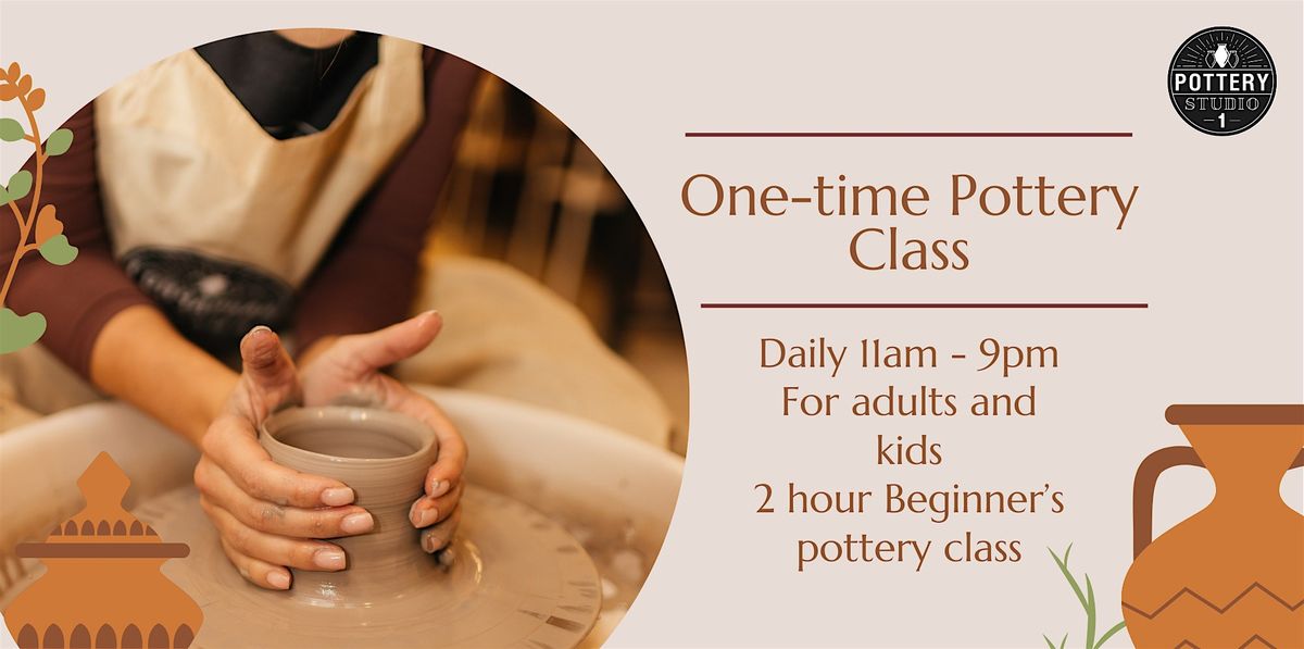 One-time Pottery Class