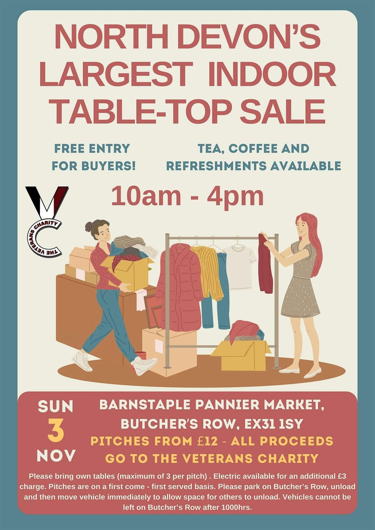 North Devon Indoor Table Top Sale