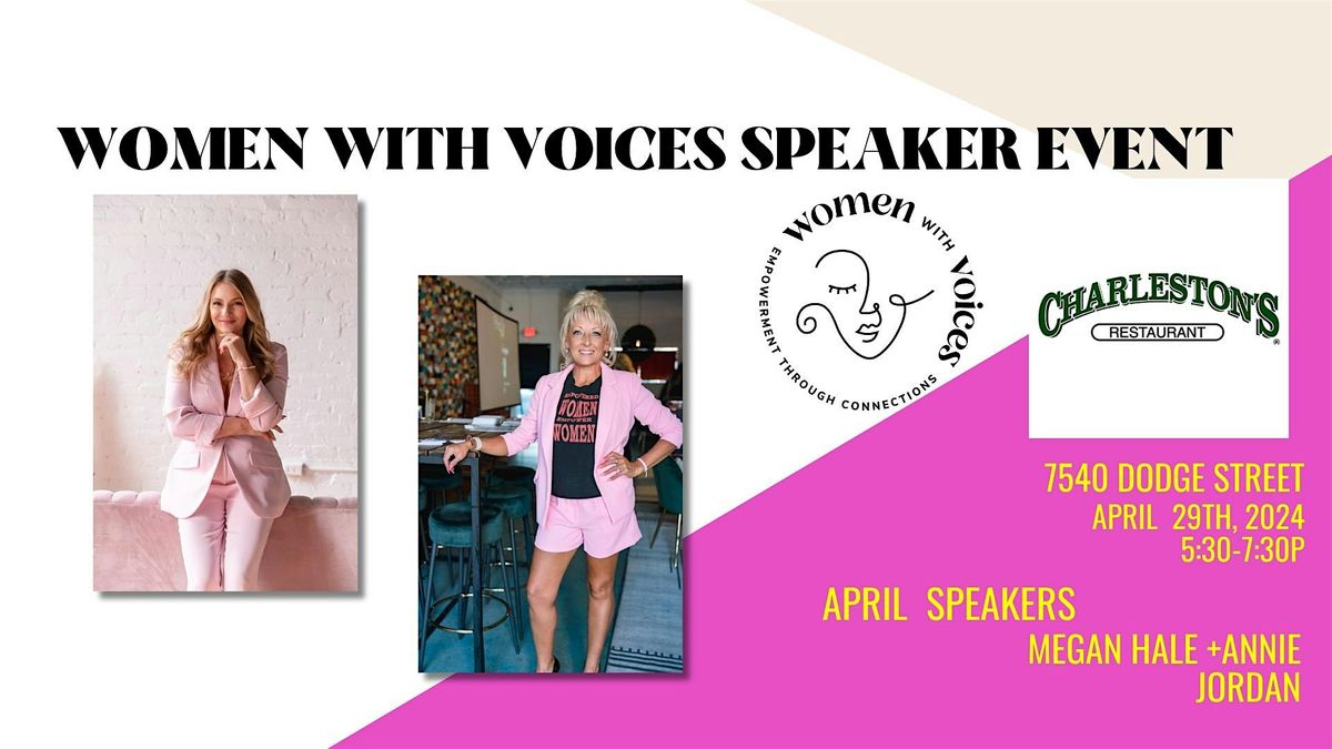 Women with Voices April Event - Inspiring Journeys