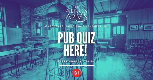 Pub Quiz Night at Arnos Arms!