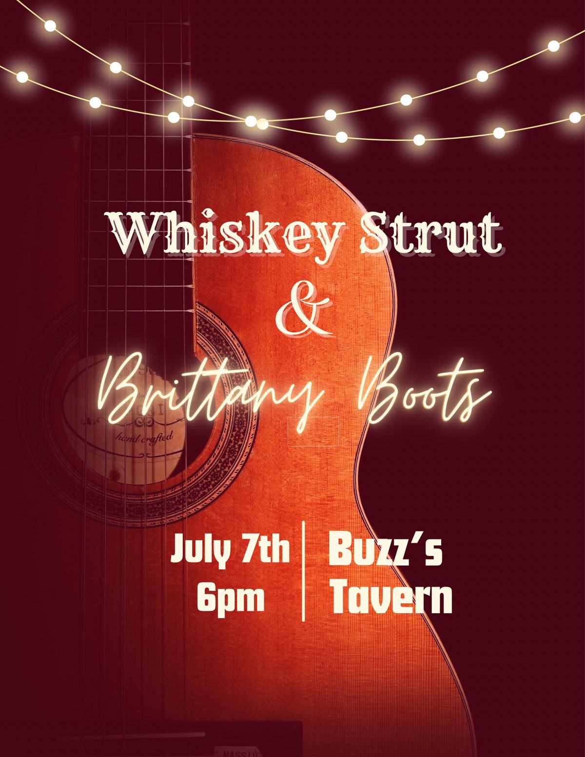 Whiskey Strut & Brittany Boots live at Buzz\u2019s!