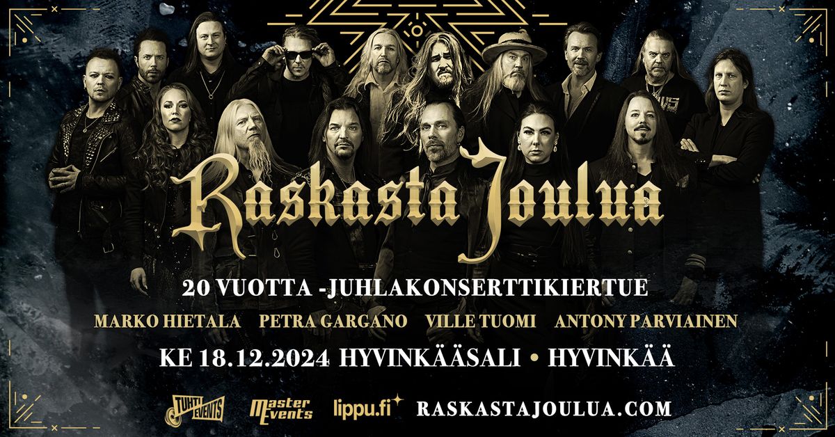 Raskasta Joulua 20 vuotta -juhlakonserttikiertue, Hyvink\u00e4\u00e4sali, Hyvink\u00e4\u00e4 