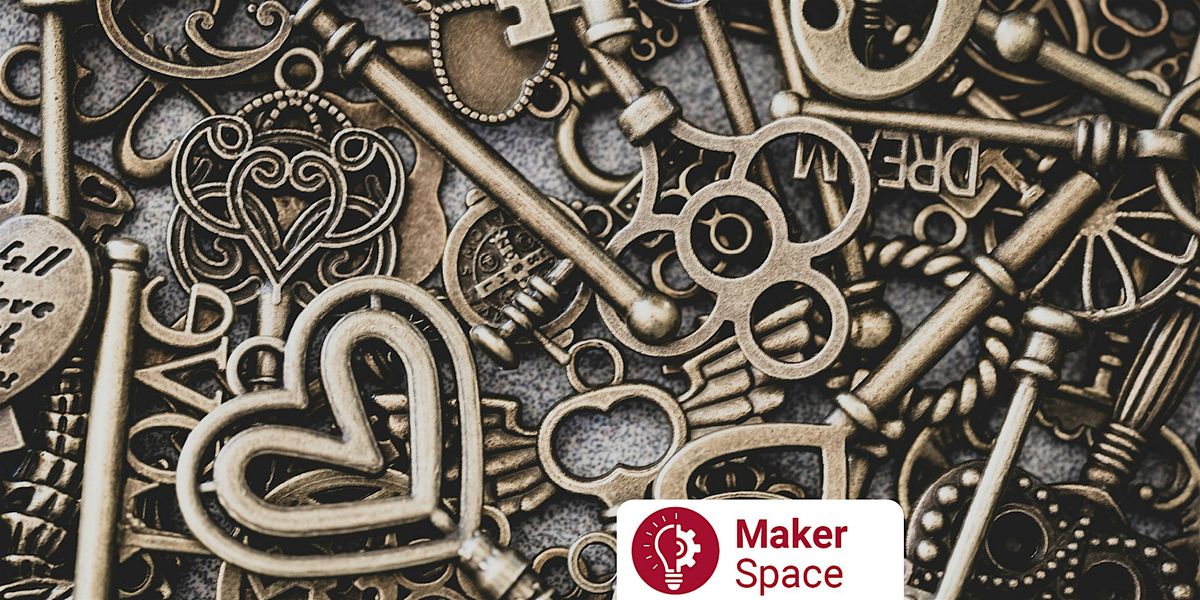 Maker Space:  Create and Cut a Personalised Initial Keyring