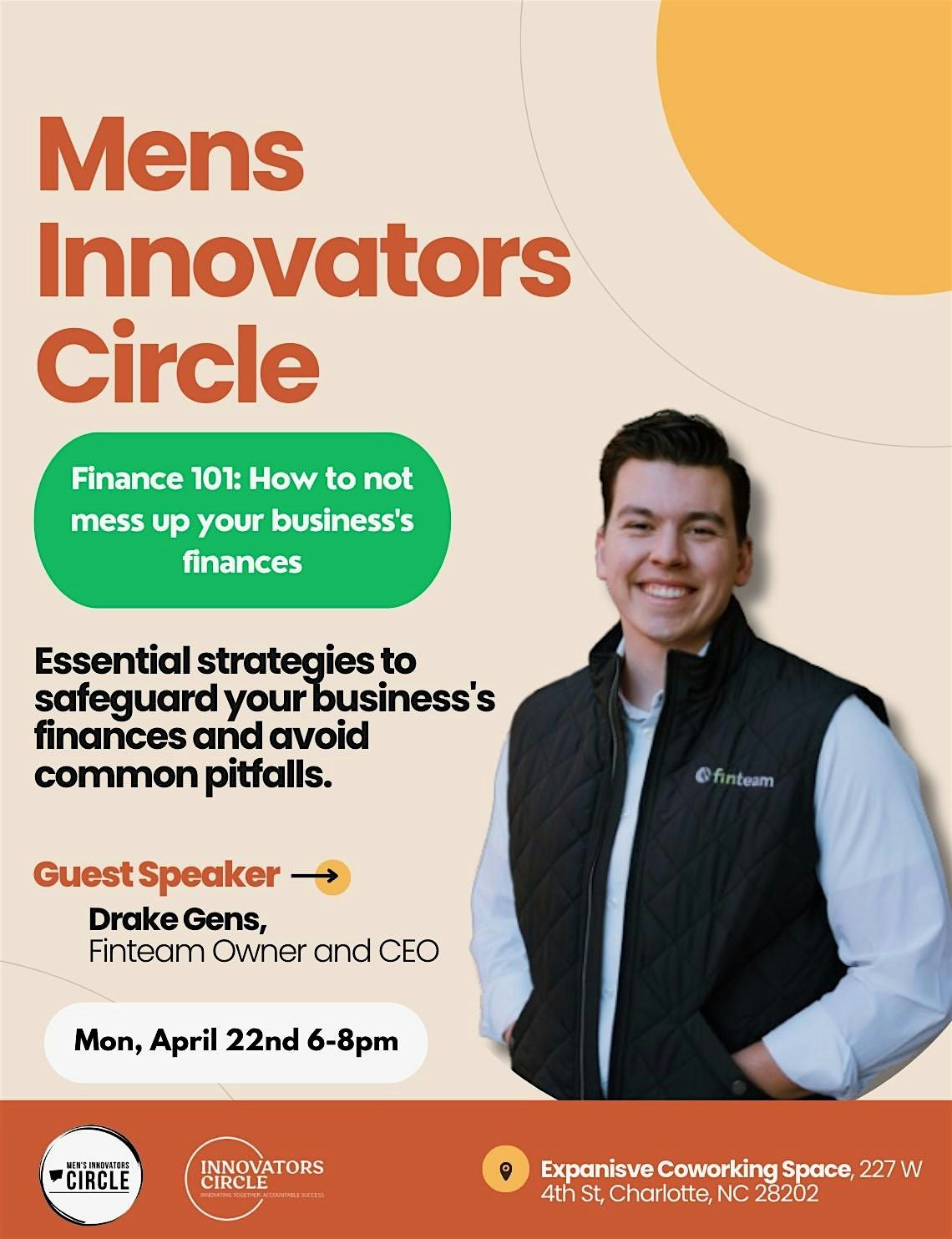 Men's Innovators Circle: Finance 101