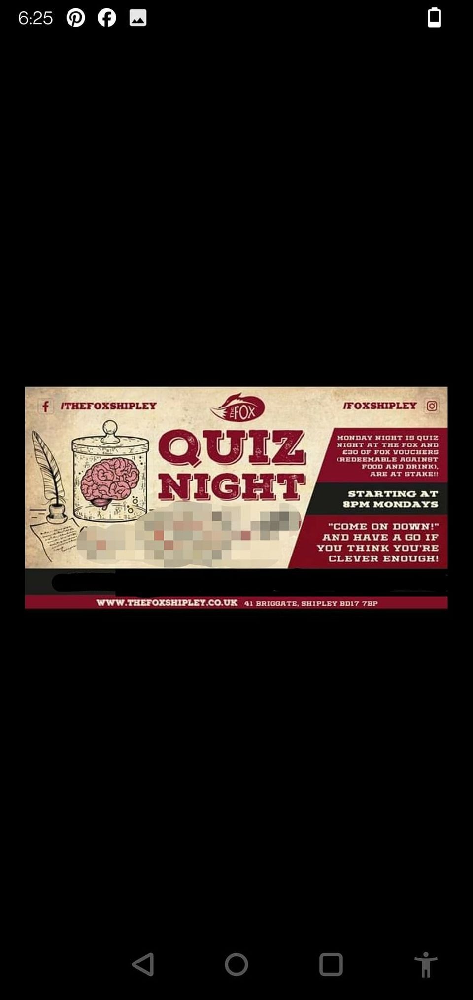 Quiz night 