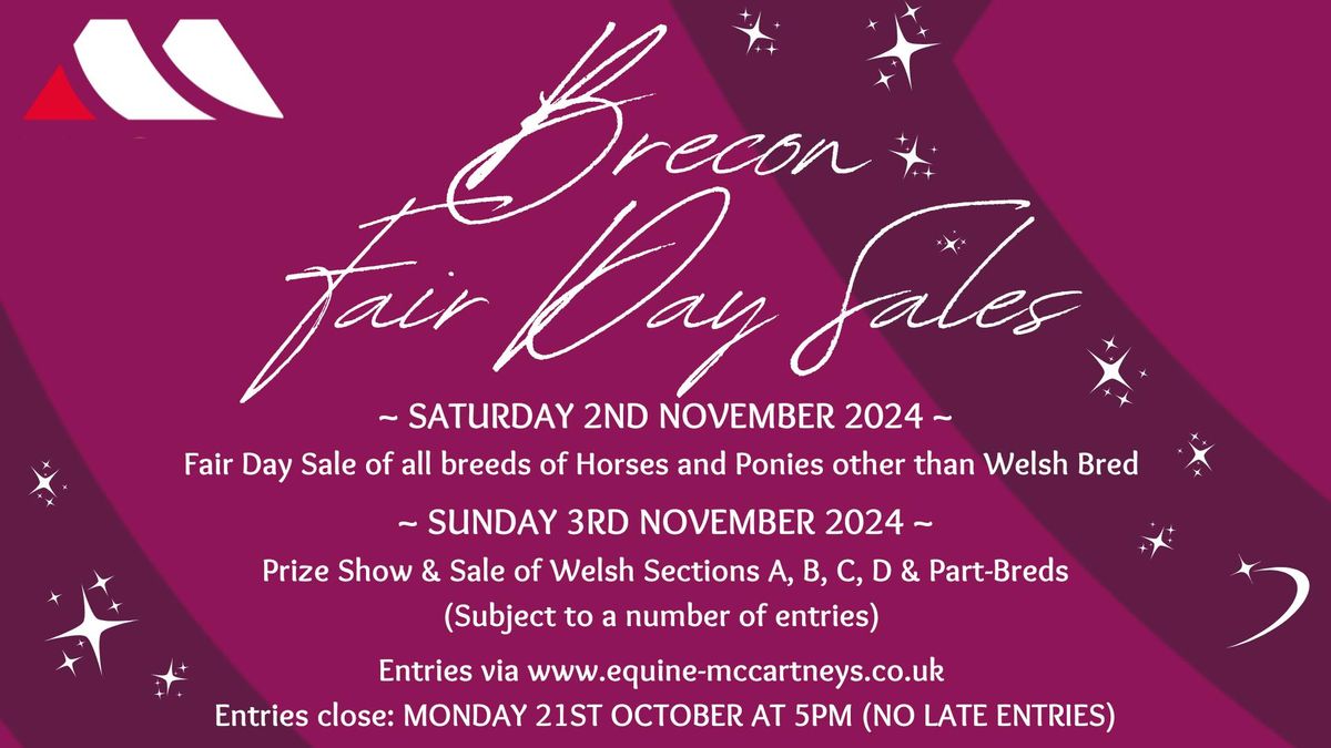 Brecon Fair Day Sales (Two Days)