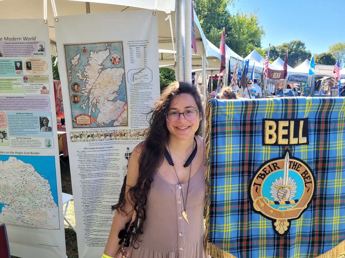 CBNA tent at Stone Mountain Highland Games