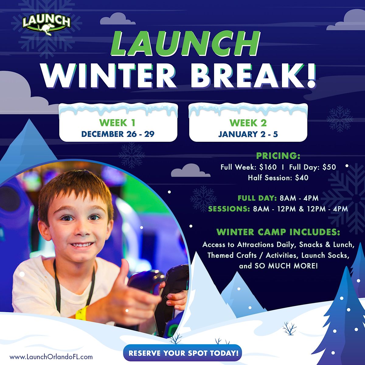 Launch Orlando: Winter Break Camp