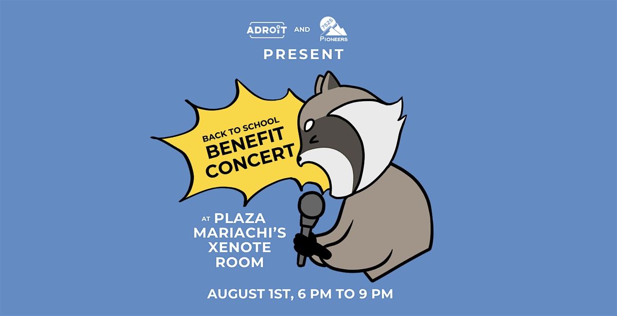 ADROIT's Back to School Benefit Concert