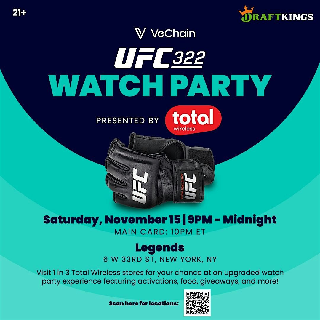 You're invited: DraftKings UFC 322 Watch Party