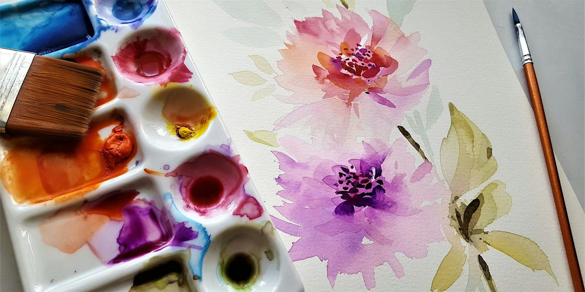 Floral Watercolour Painting Workshop at Old Midland Courthouse