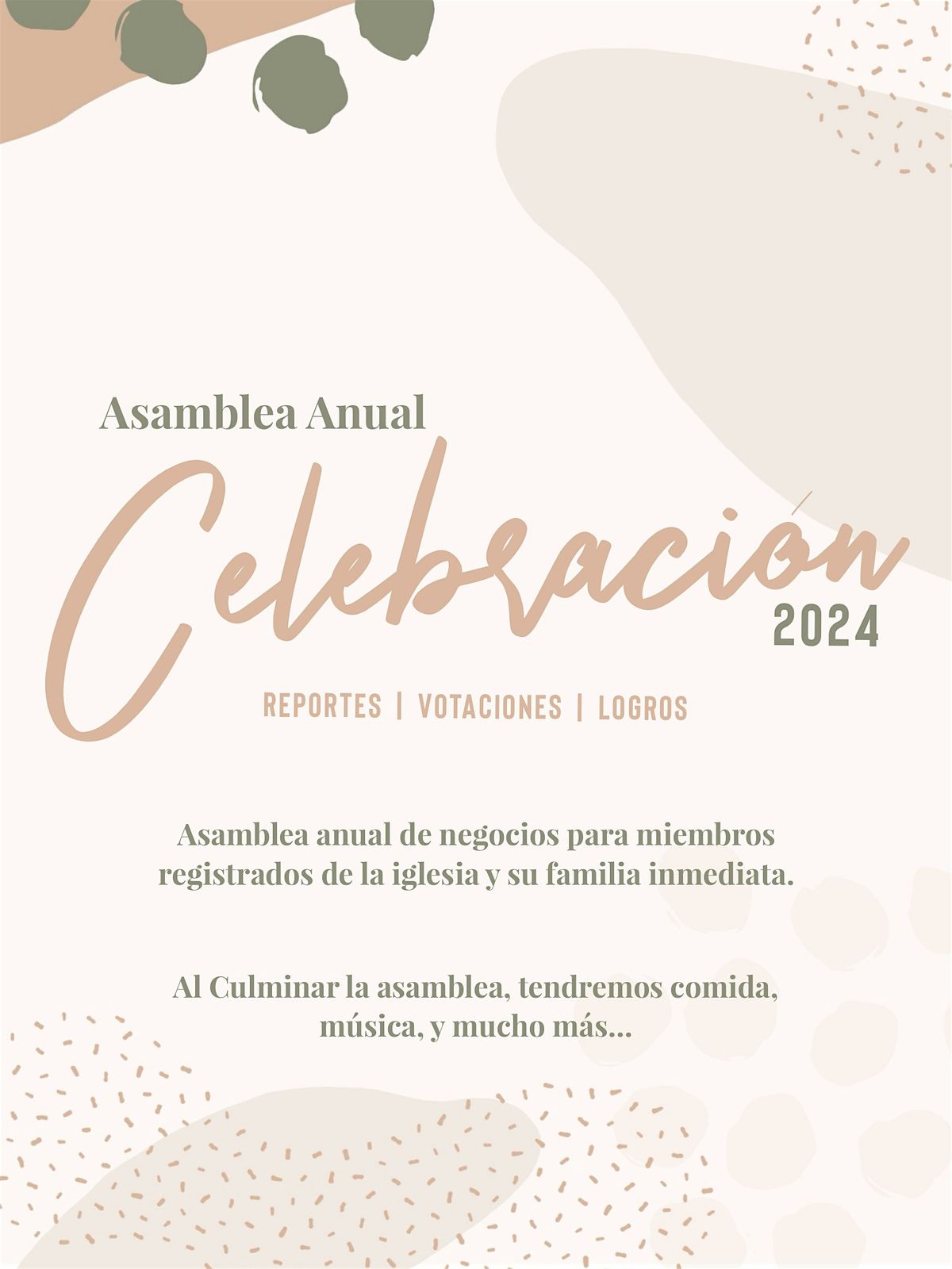 Celebraci\u00f3n 2024 | Asamblea Anual Para Miembros ID NV