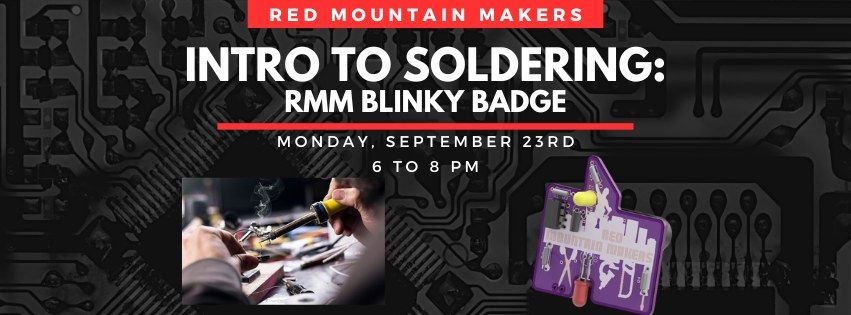 Intro to Soldering: RMM Blinky Badge