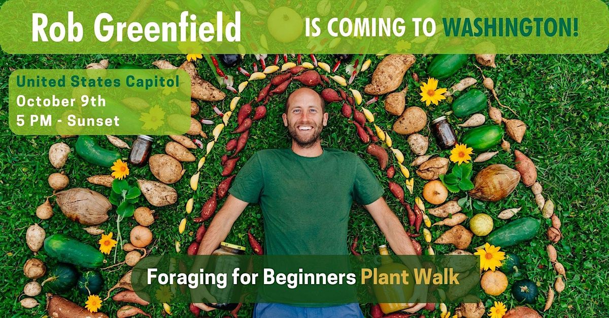 Foraging for Beginners: Plant Walk with Rob Greenfield in Washington, D.C!