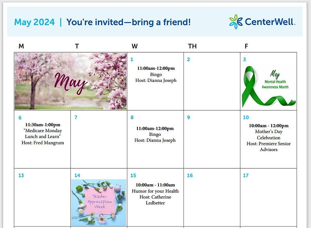 CenterWell North Richland Hills Presents - "Mother\u2019s Day Celebration"