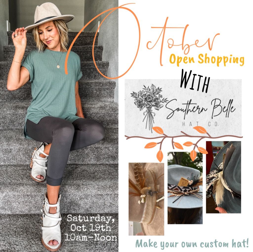 October Open Shopping with Southern Belle Hat Co.