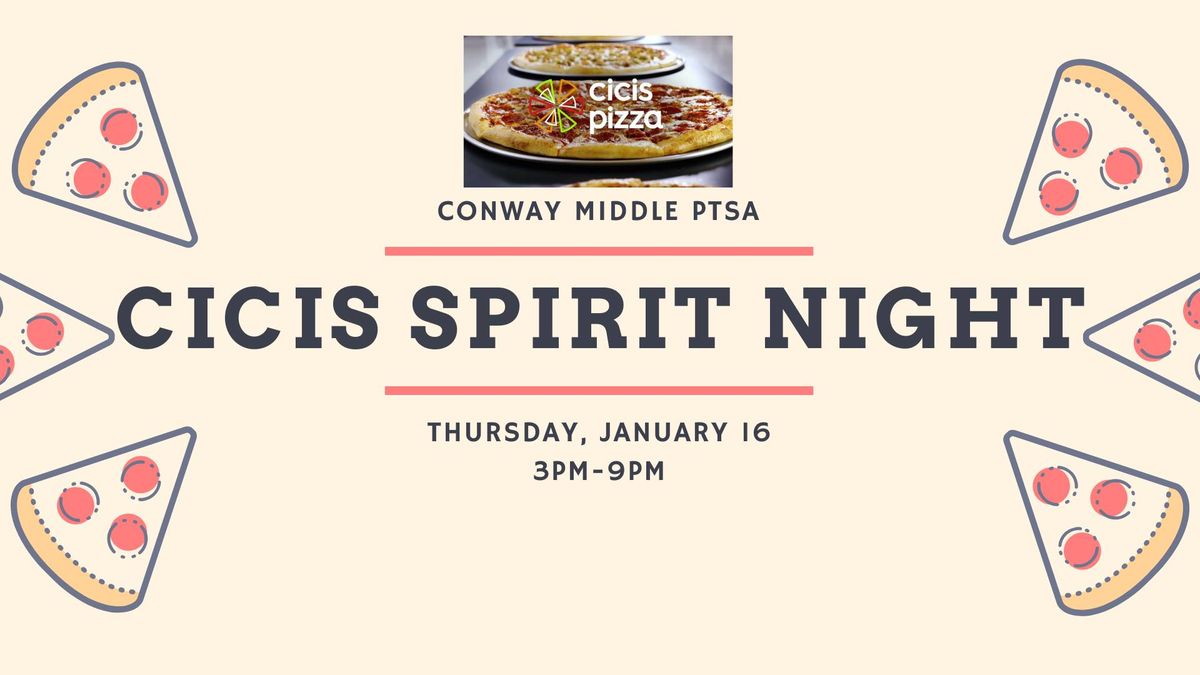 CMS Cicis Pizza Spirit Night