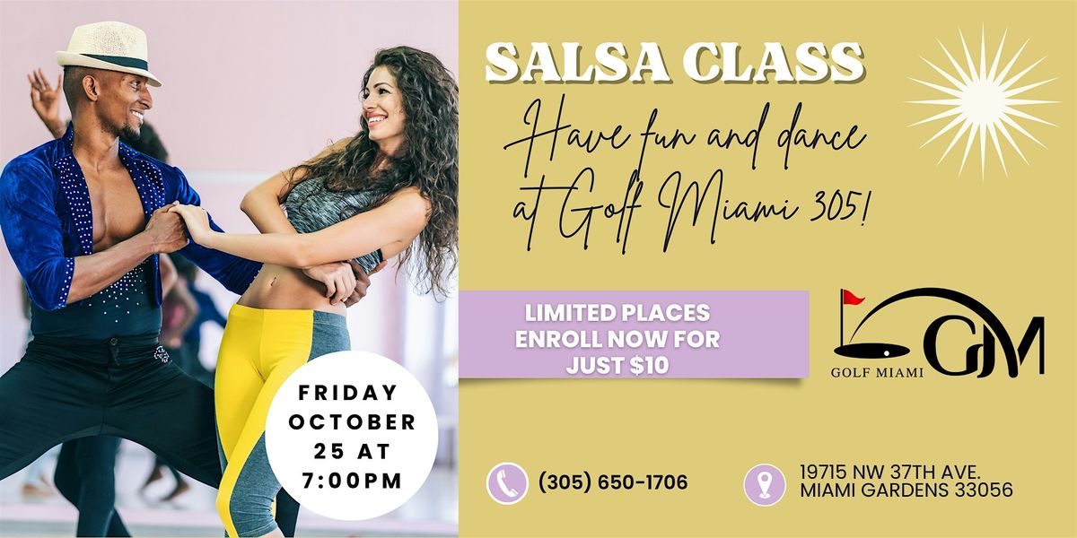 $10 Salsa Class at Golf Miami 305