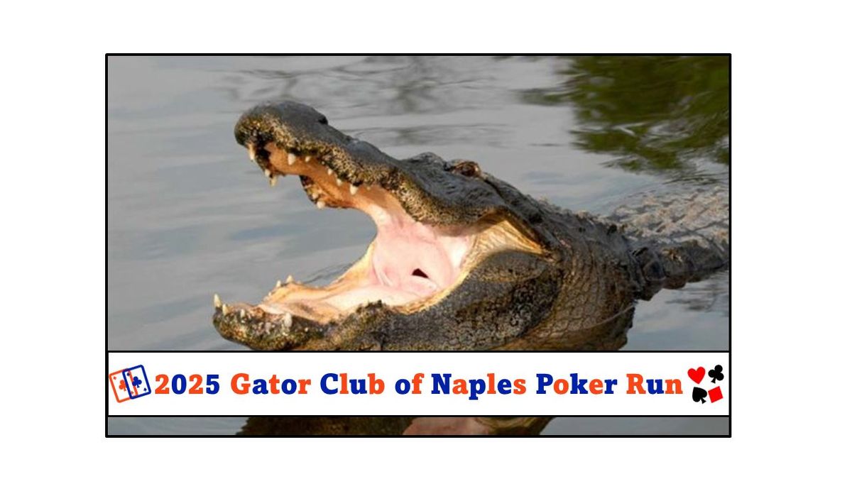 Gator Club of Naples 2025 Fundraiser Poker Run