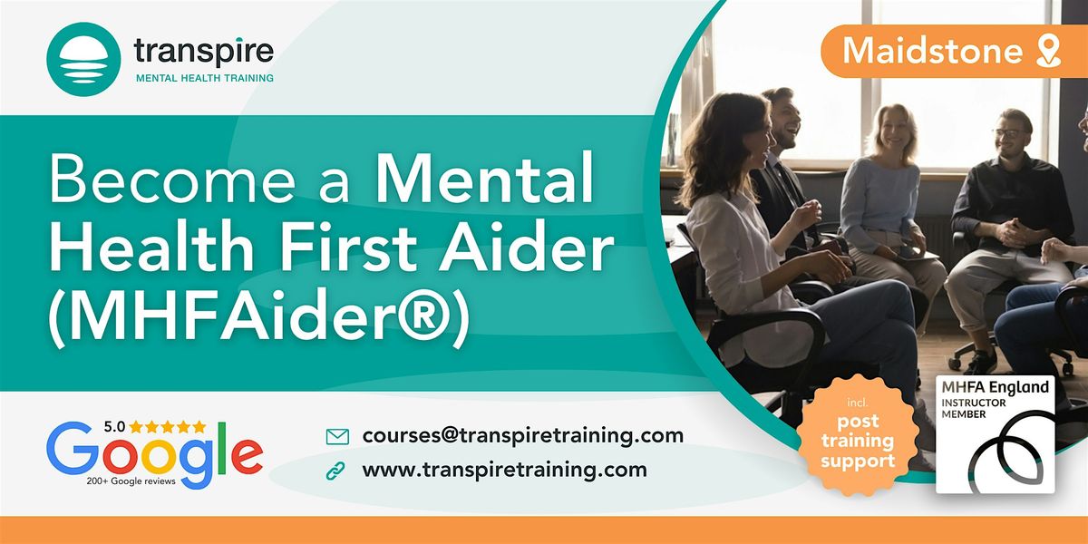 2-Day Mental Health First Aid Course Maidstone