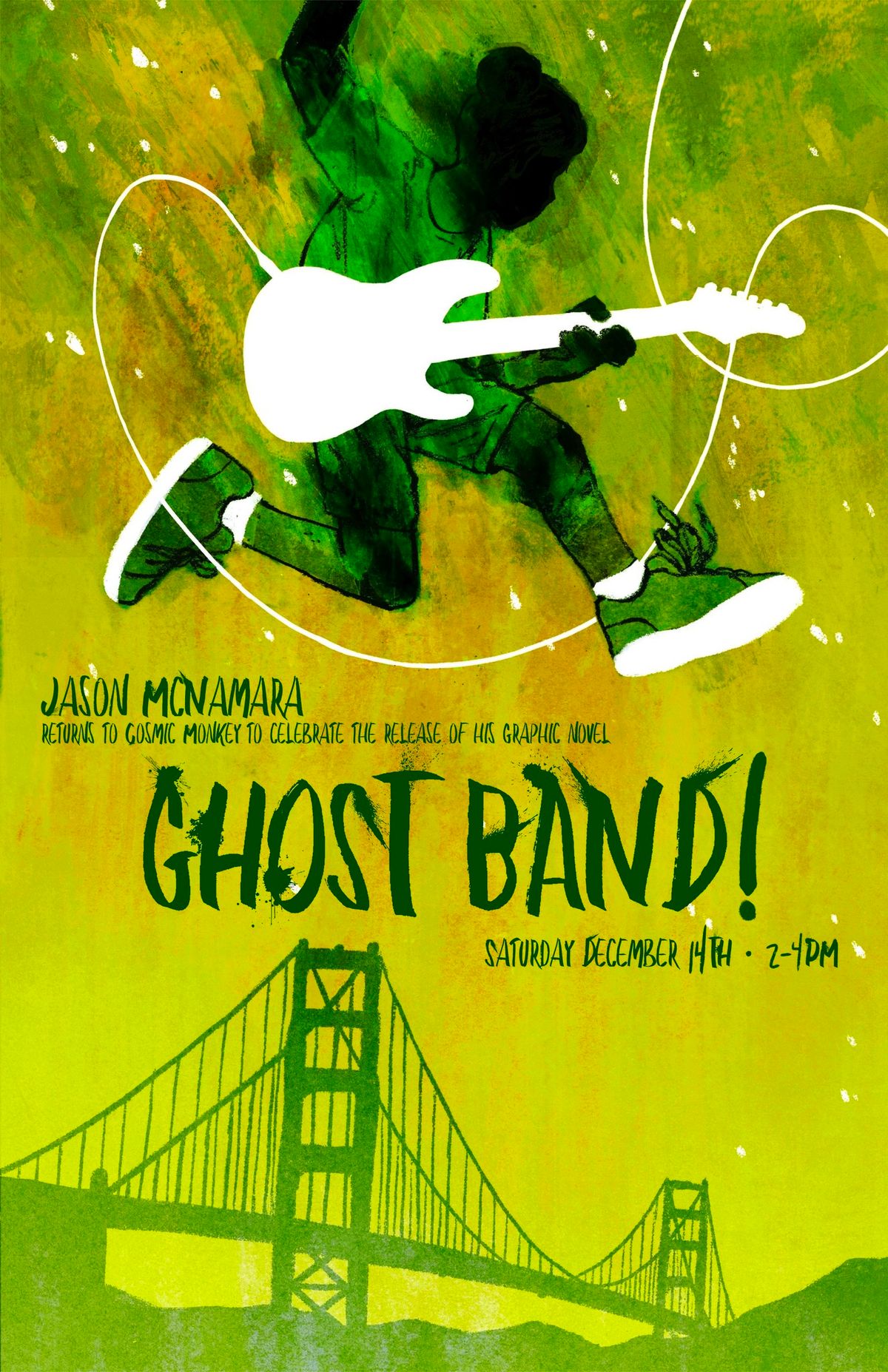 Jason McNamara Returns to Cosmic Monkey with Ghost Band Sat Dec 14th 2-4pm