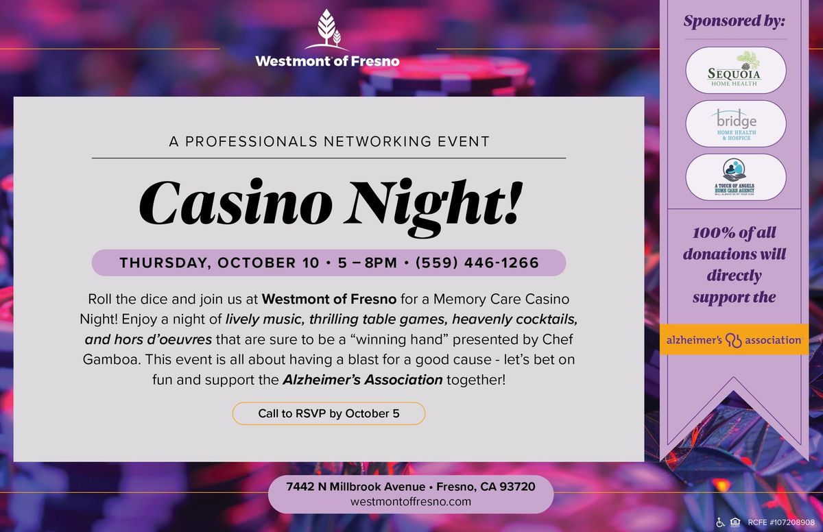 Professionals Networking Casino Night