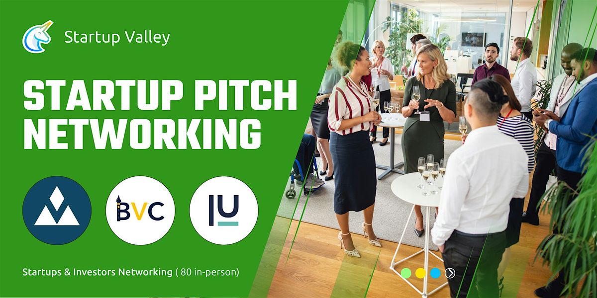 Startup Pitch  & Networking AUS (120 in-person)