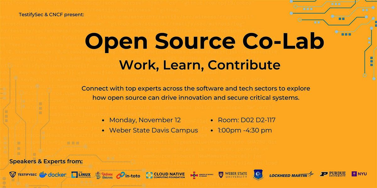 Open Source Co-Lab: Work, Learn, Contribute